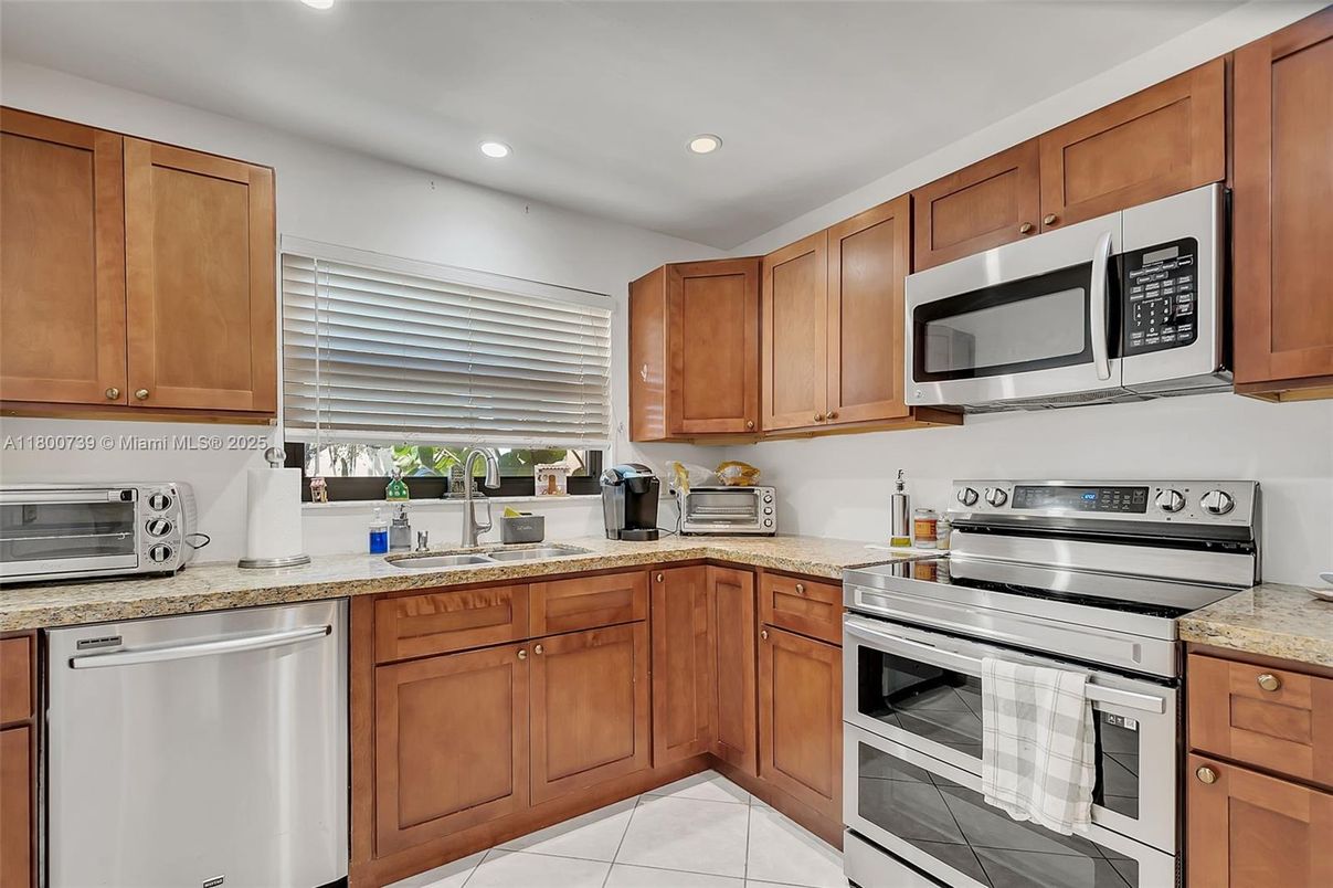 Interior, Kitchen, Recessed Lighting, Stainless Steel Appliances