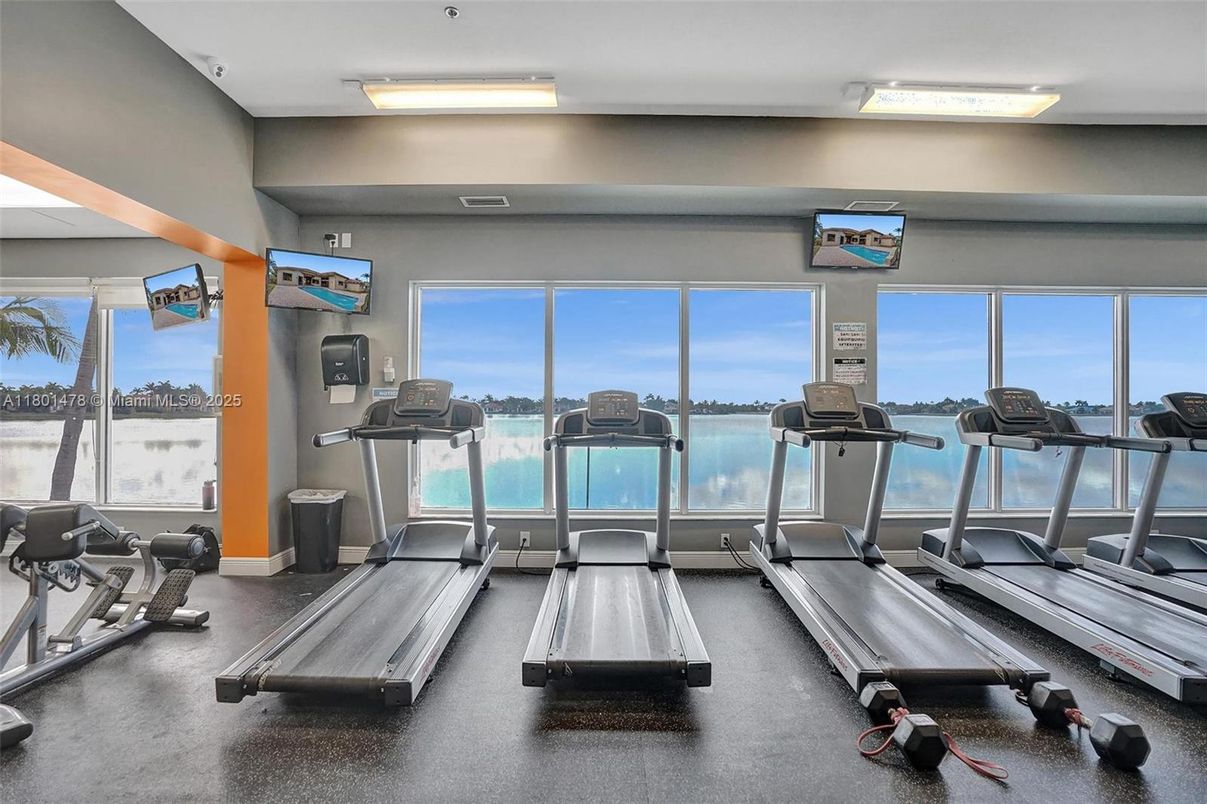 Fitness Equipment, Gym, Interior, Water