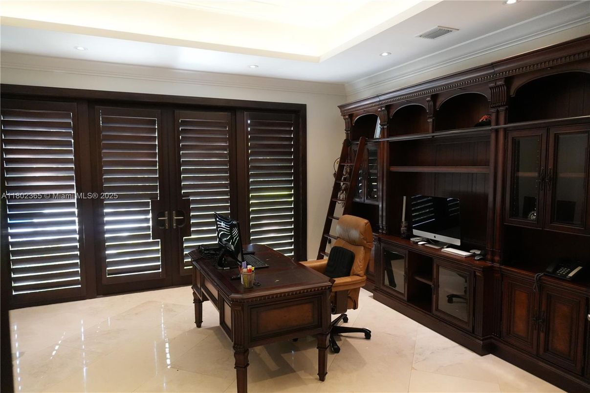 Home Office, Interior, Recessed Lighting