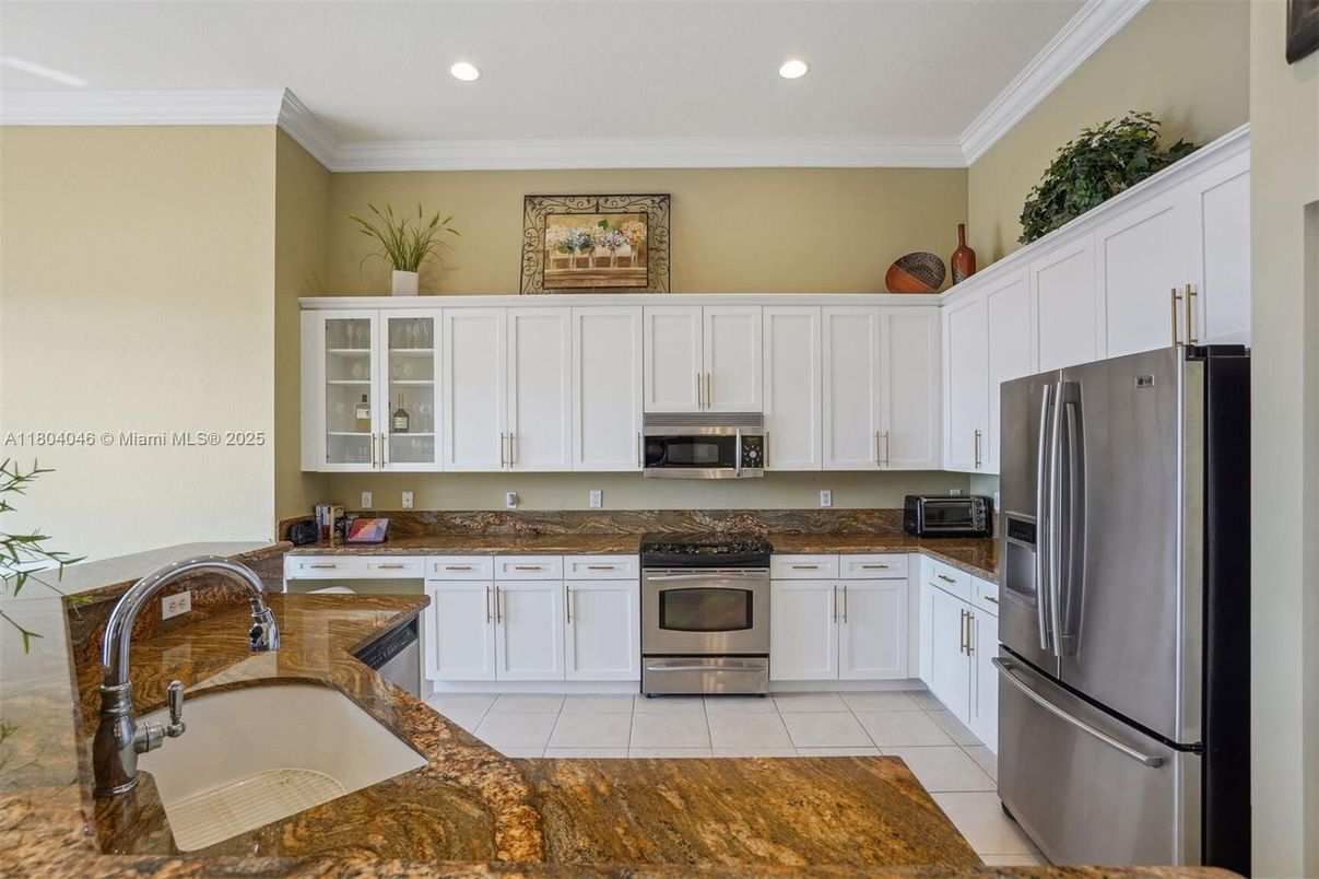 Interior, Kitchen, Recessed Lighting, Stainless Steel Appliances