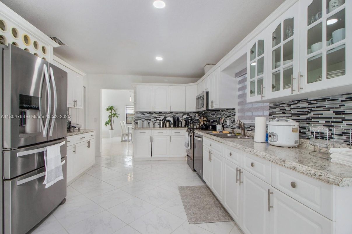 Interior, Kitchen, Recessed Lighting, Stainless Steel Appliances
