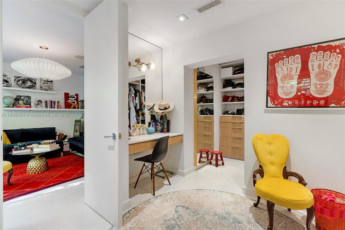 Home Office, Interior, Pendant Lights, Recessed Lighting