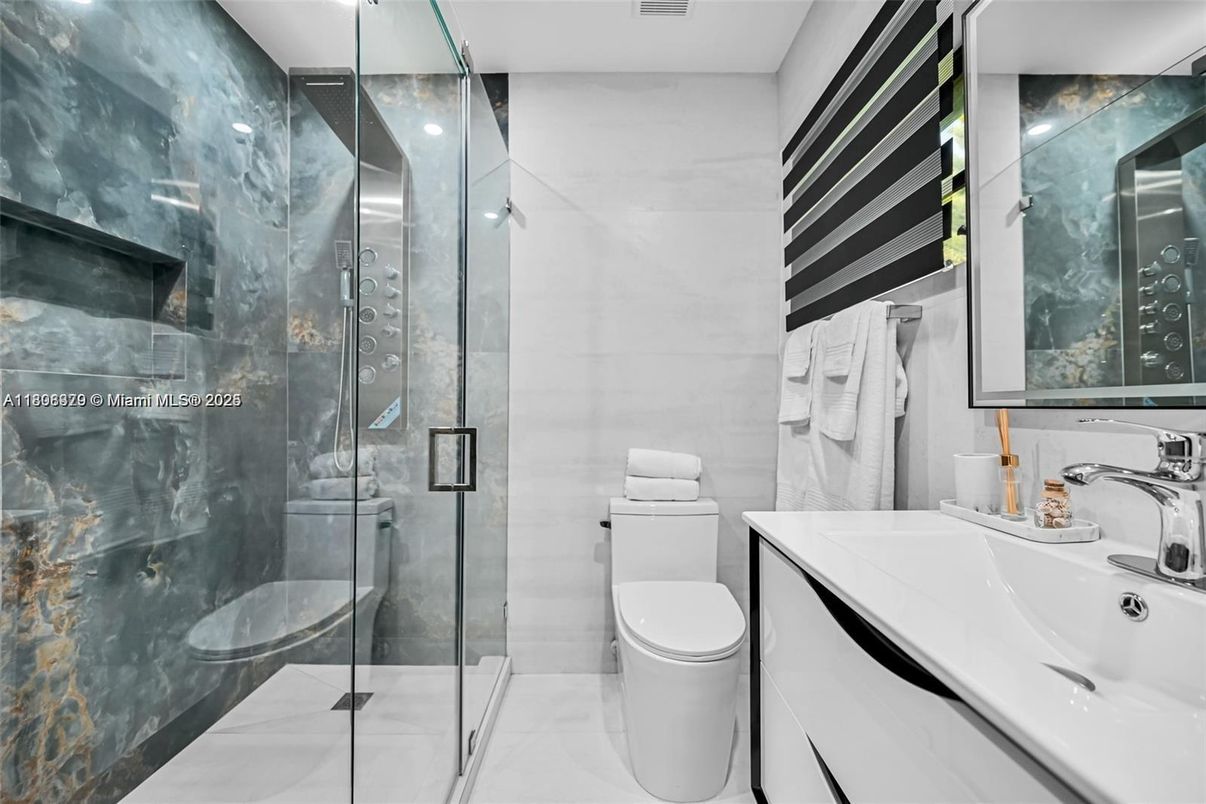 Bathroom, Glass Shower, Interior