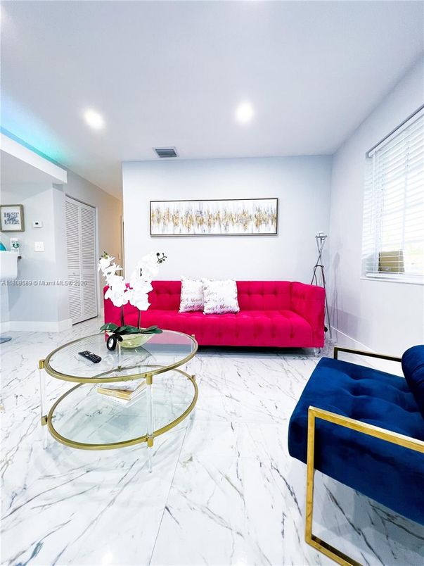 Interior, Living room, Marble, Recessed Lighting