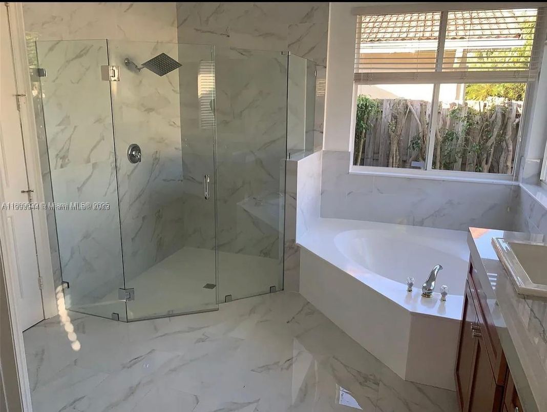 Bathroom, Glass Shower, Interior, Marble, Marble Walls