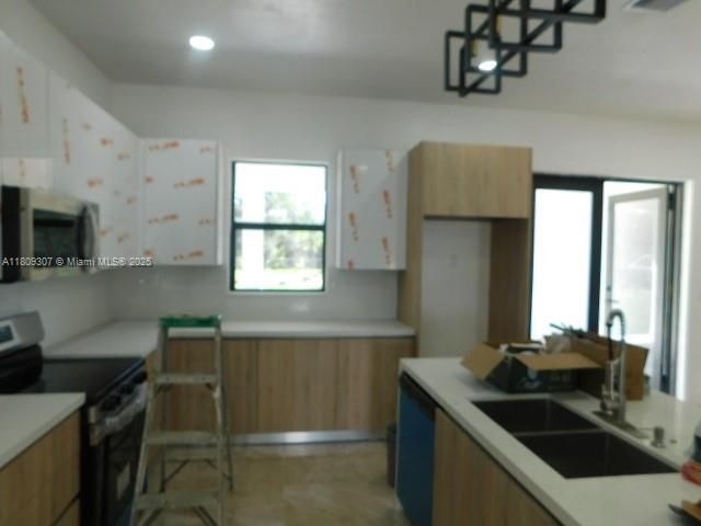 Interior, Kitchen, Recessed Lighting
