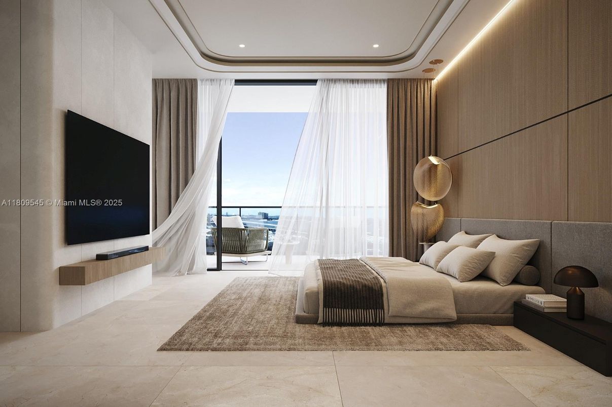 Bedroom, Interior, Recessed Lighting, Water