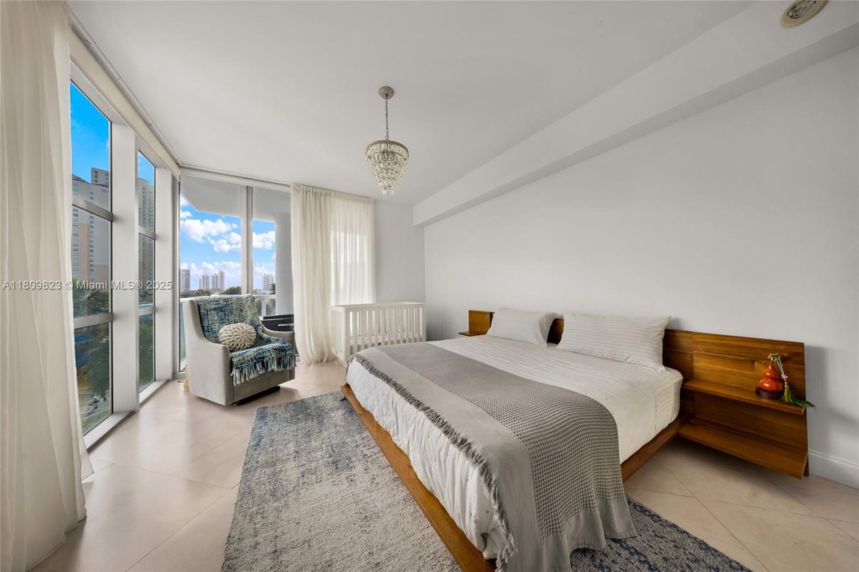 Bedroom, Chandelier, Interior
