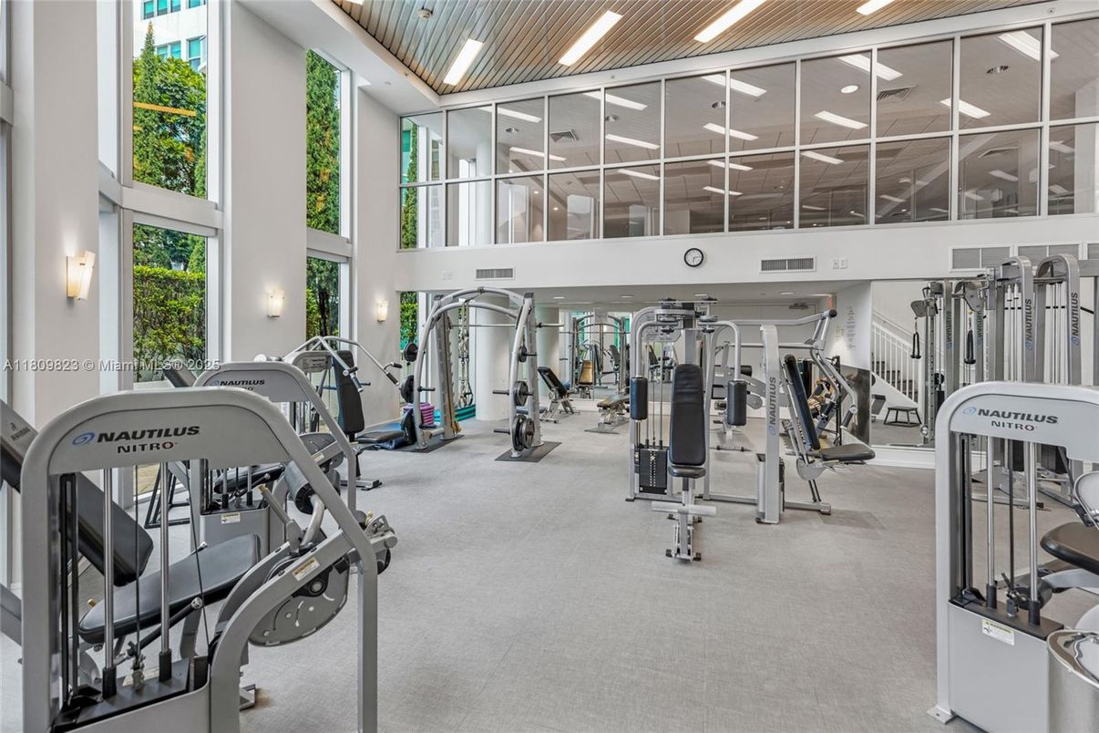 Fitness Equipment, Gym, Interior