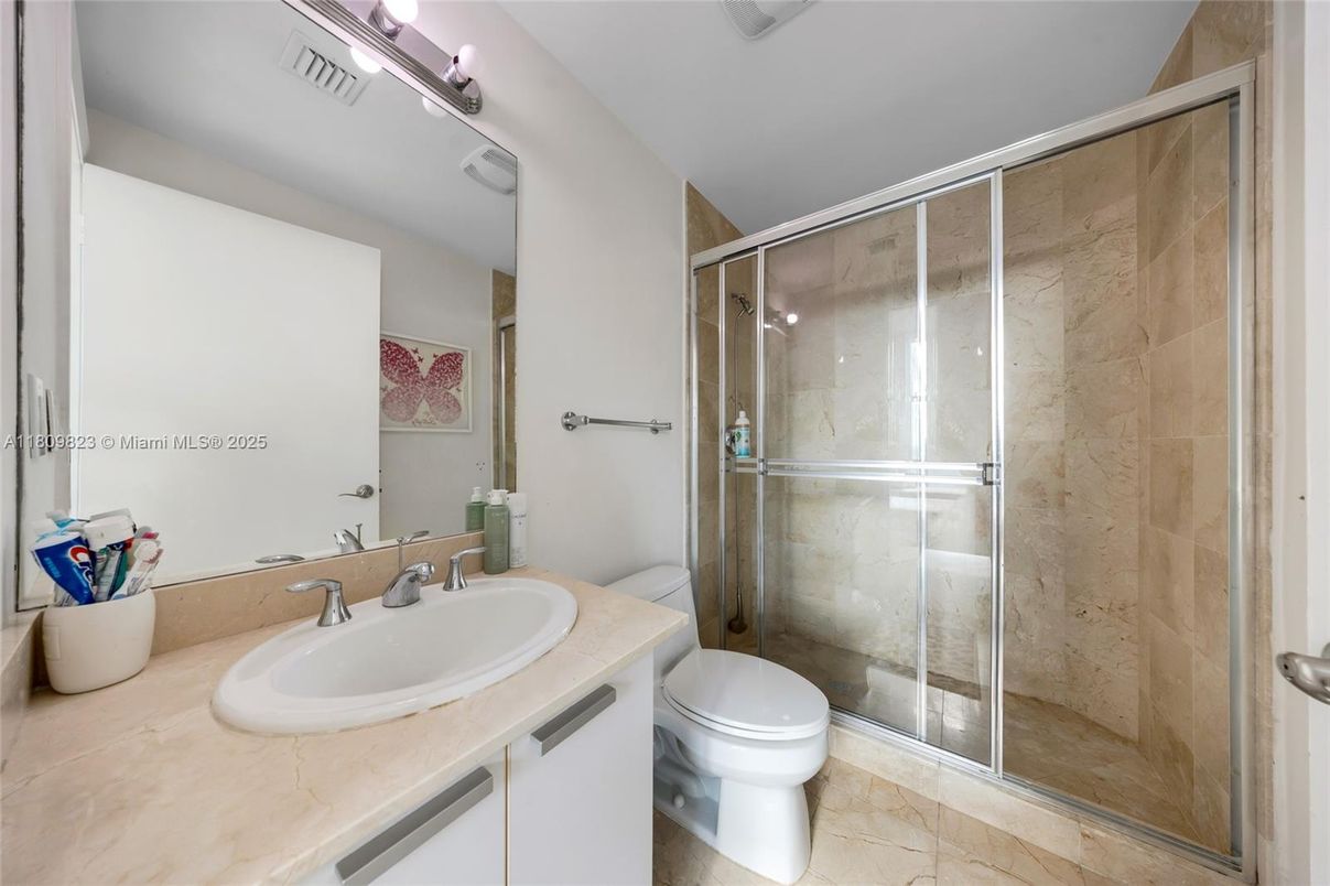 Bathroom, Glass Shower, Interior