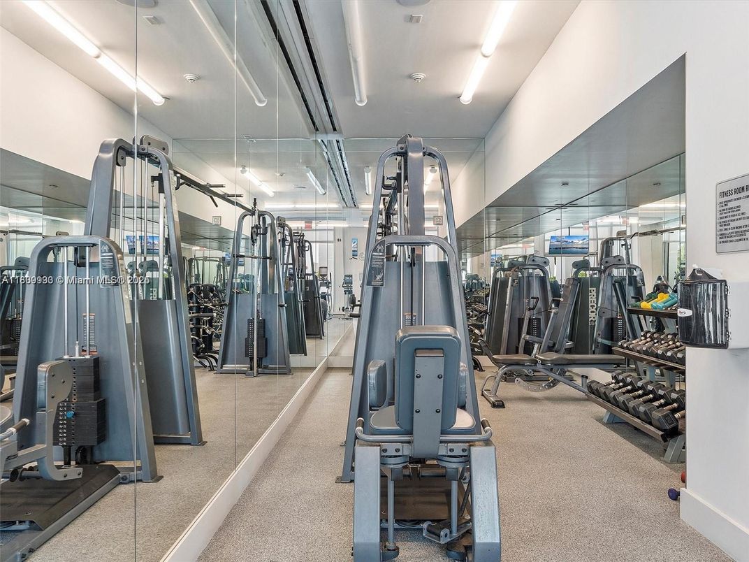 Fitness Equipment, Gym, Interior