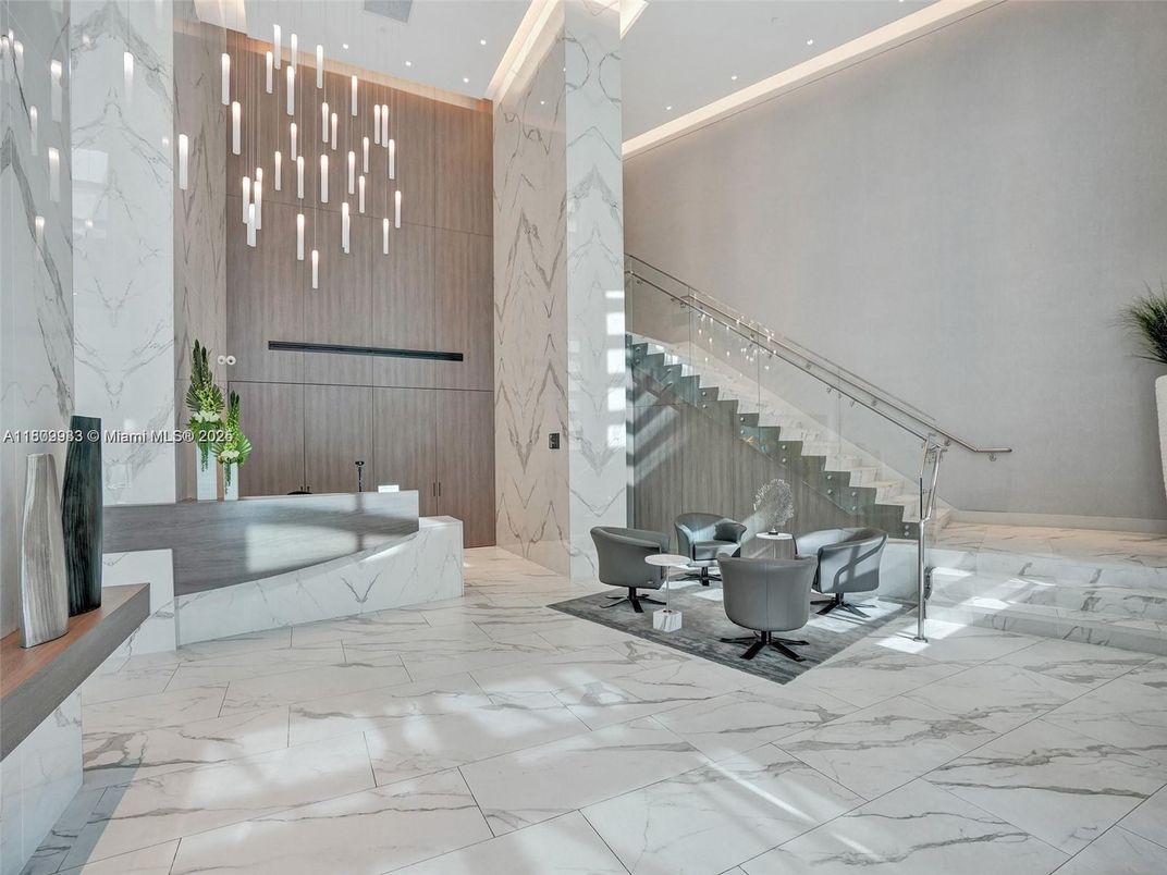 Interior, Marble, Marble Walls, Pendant Lights, Recessed Lighting