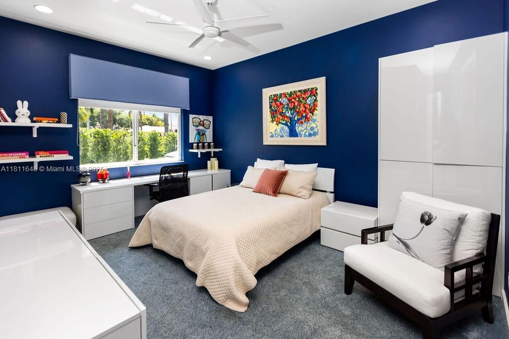 Bedroom, Home Office, Interior, Recessed Lighting