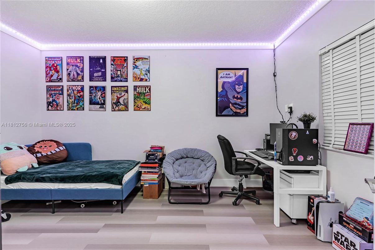 Home Office, Interior, Wood Texture Flooring