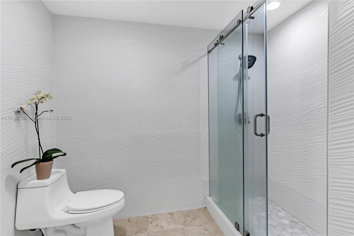 Bathroom, Glass Shower, Interior