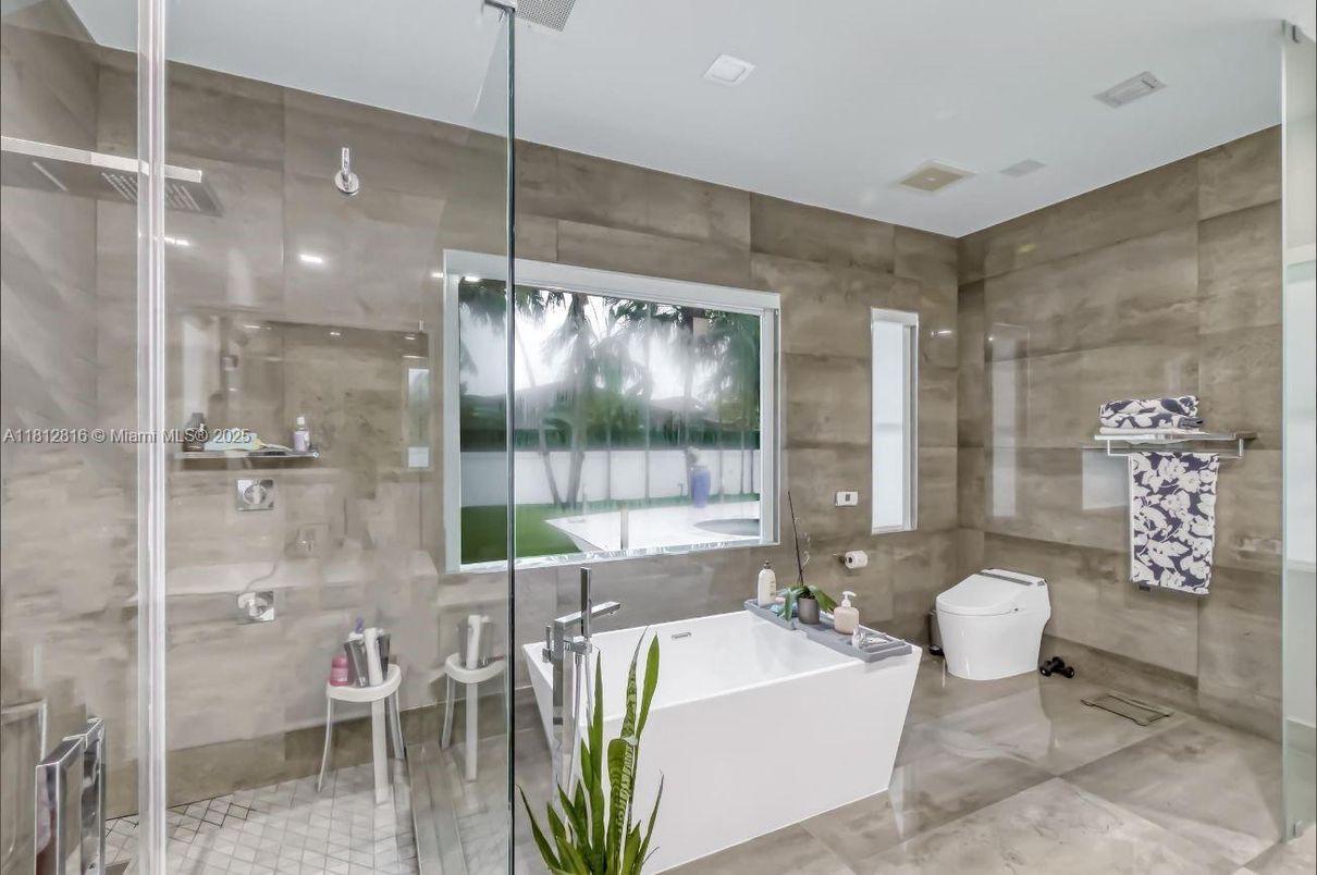 Bathroom, Glass Shower, Interior