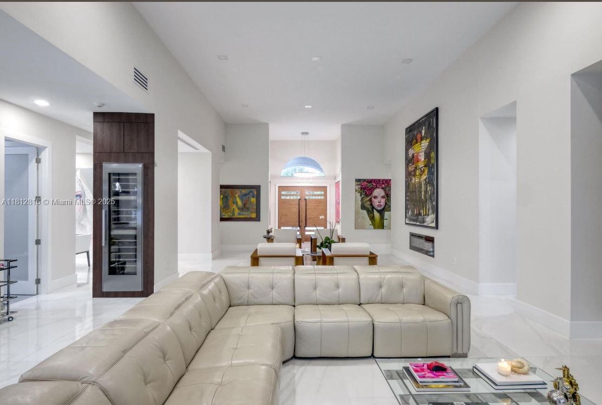 Interior, Living room, Marble, Recessed Lighting