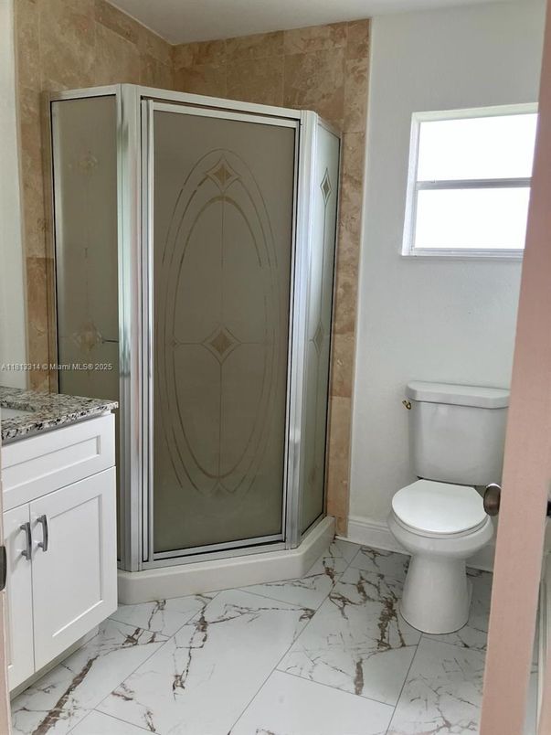 Bathroom, Glass Shower, Interior, Marble