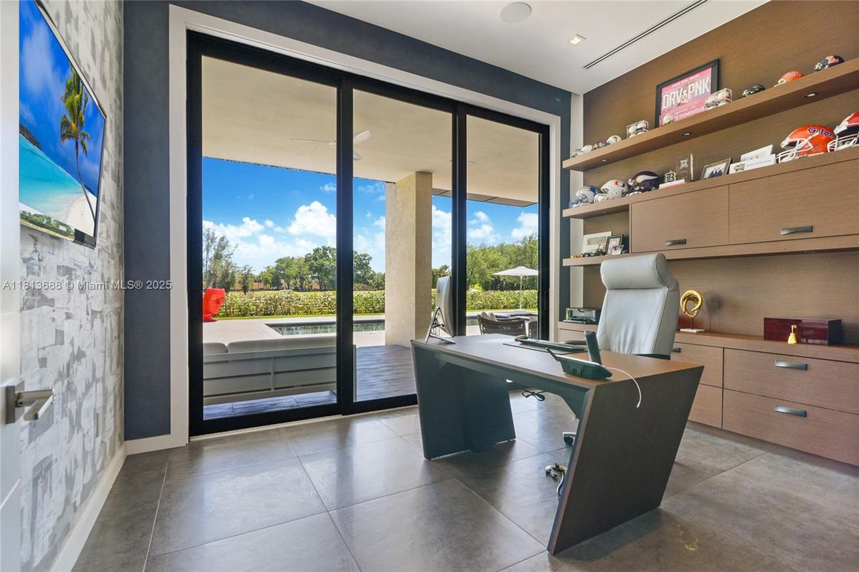 Home Office, Interior, Recessed Lighting