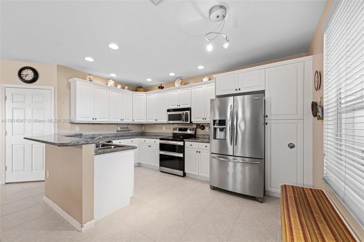 Interior, Kitchen, Recessed Lighting, Stainless Steel Appliances