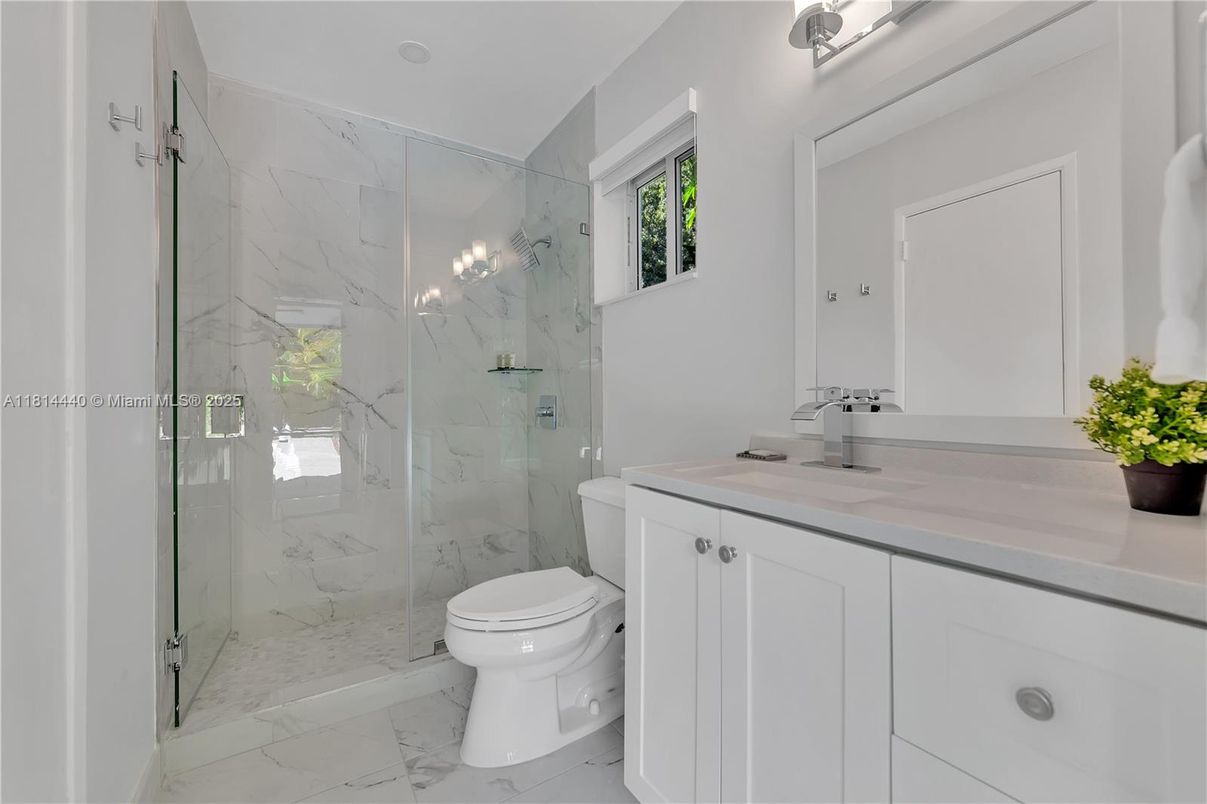 Bathroom, Glass Shower, Interior, Marble, Marble Walls