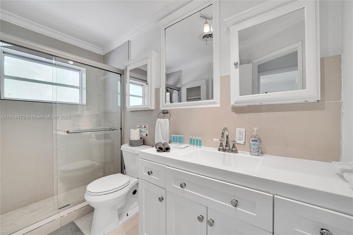 Bathroom, Glass Shower, Interior