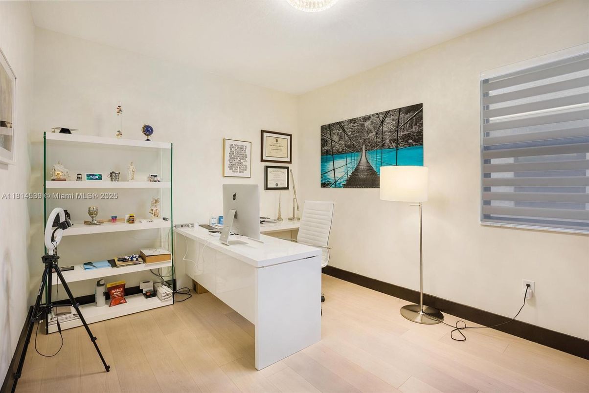 Home Office, Interior, Wood Texture Flooring