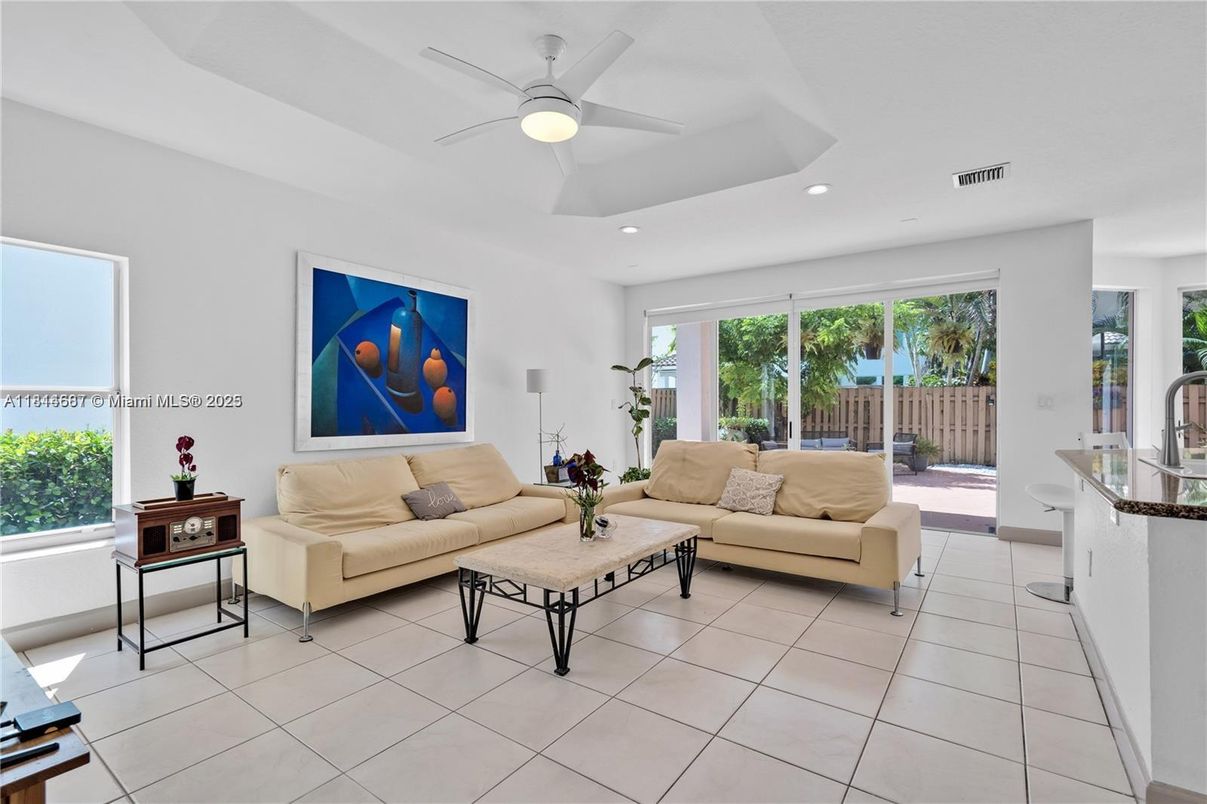 Interior, Living room, Recessed Lighting