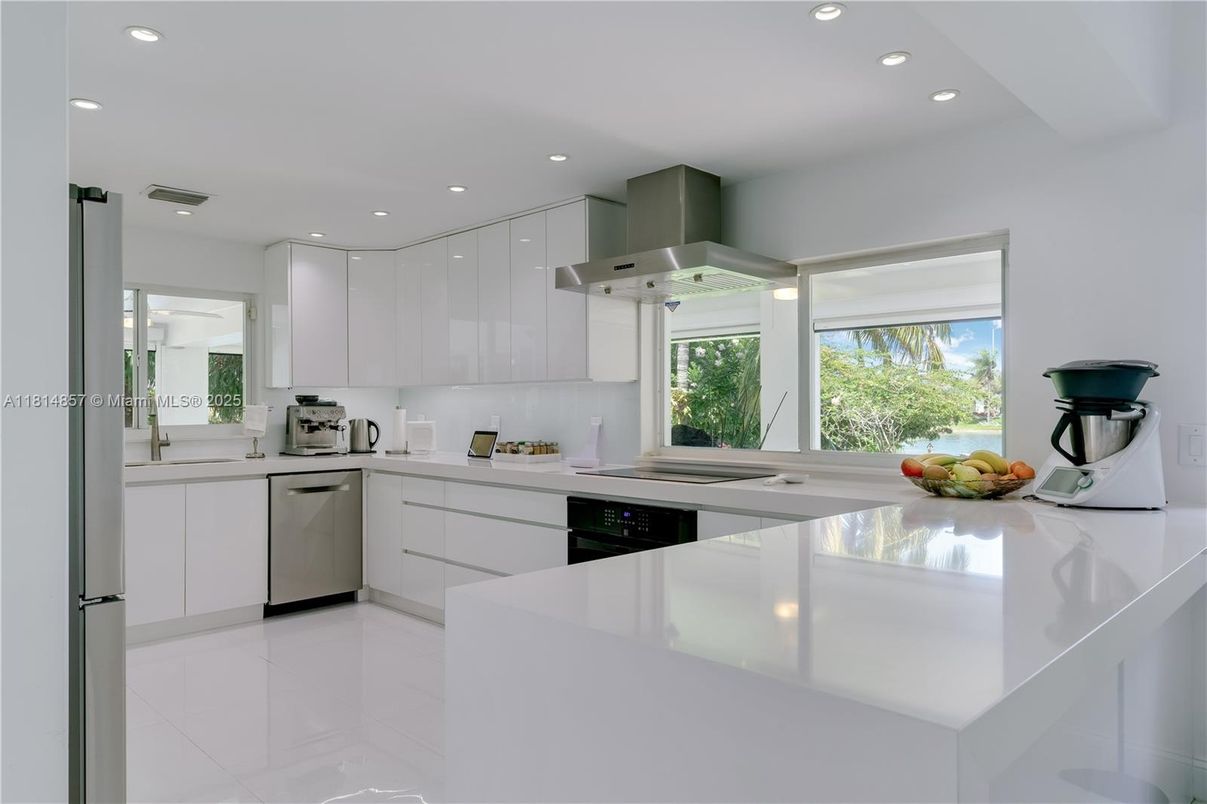 Interior, Kitchen, Recessed Lighting, Stainless Steel Appliances