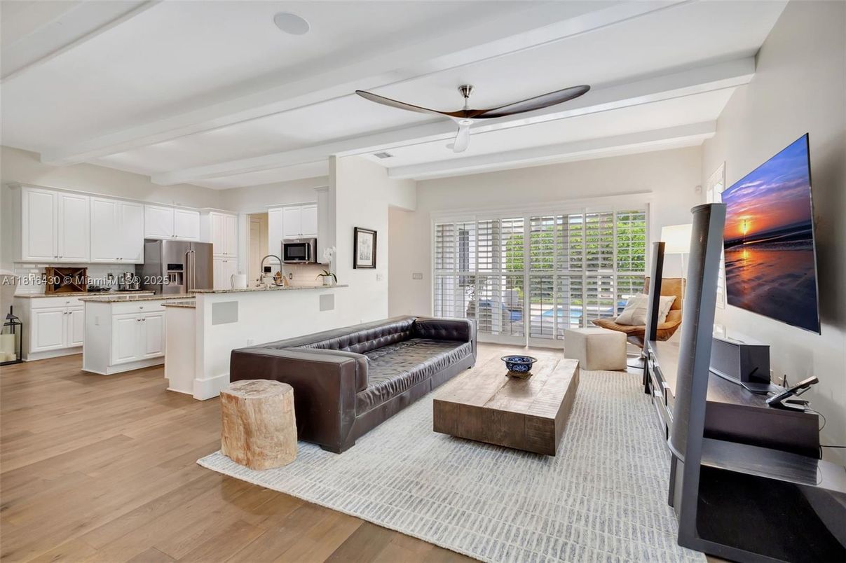 Interior, Kitchen, Living room, Wood Texture Flooring