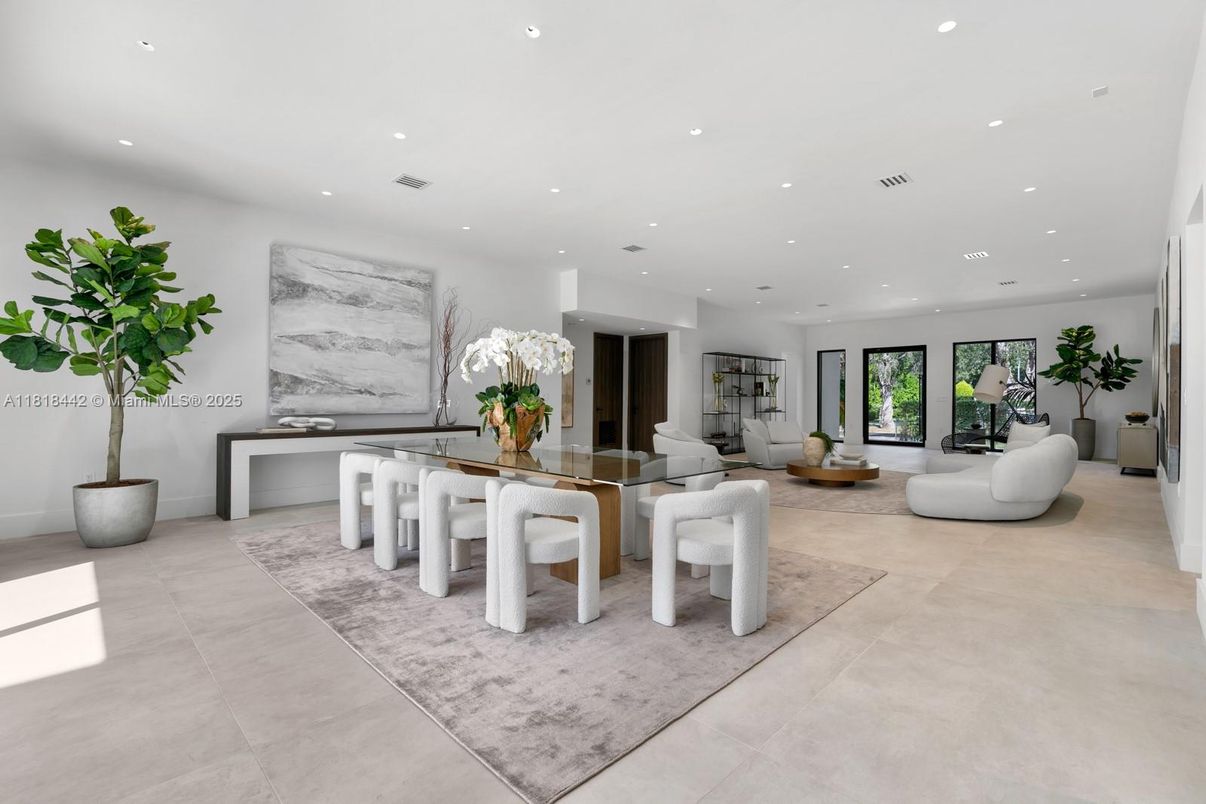 Interior, Living room, Recessed Lighting