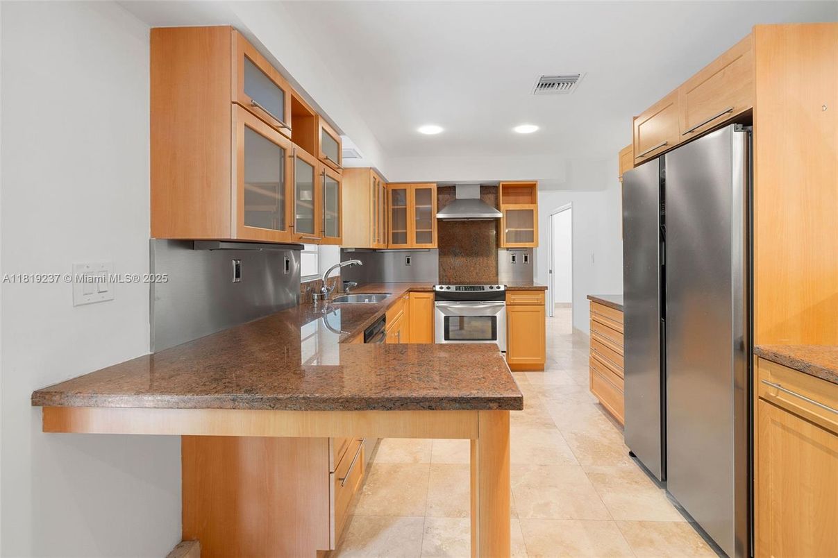 Interior, Kitchen, Recessed Lighting, Stainless Steel Appliances