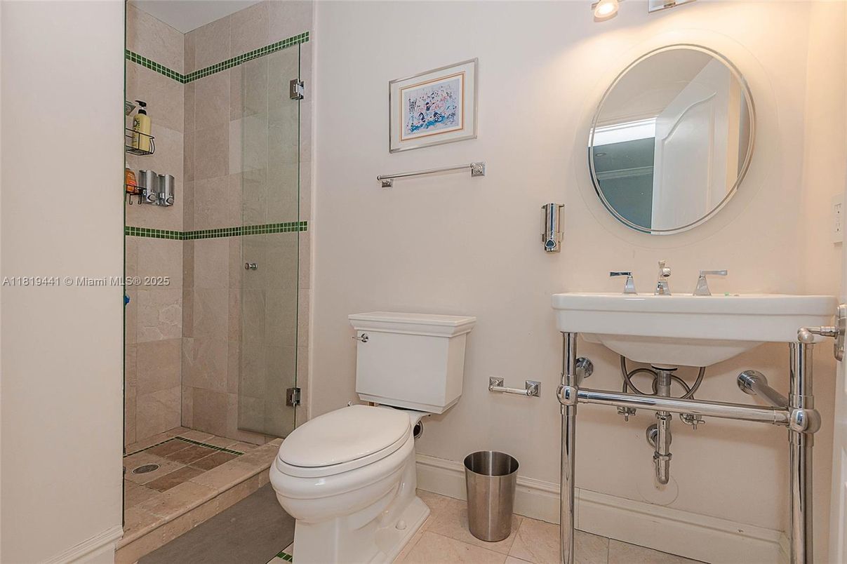 Bathroom, Glass Shower, Interior