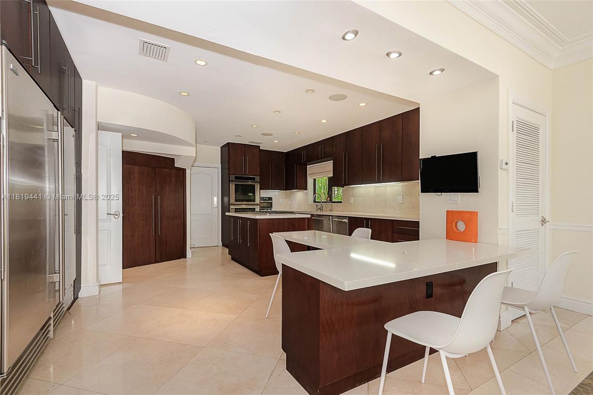 Interior, Kitchen, Recessed Lighting, Stainless Steel Appliances