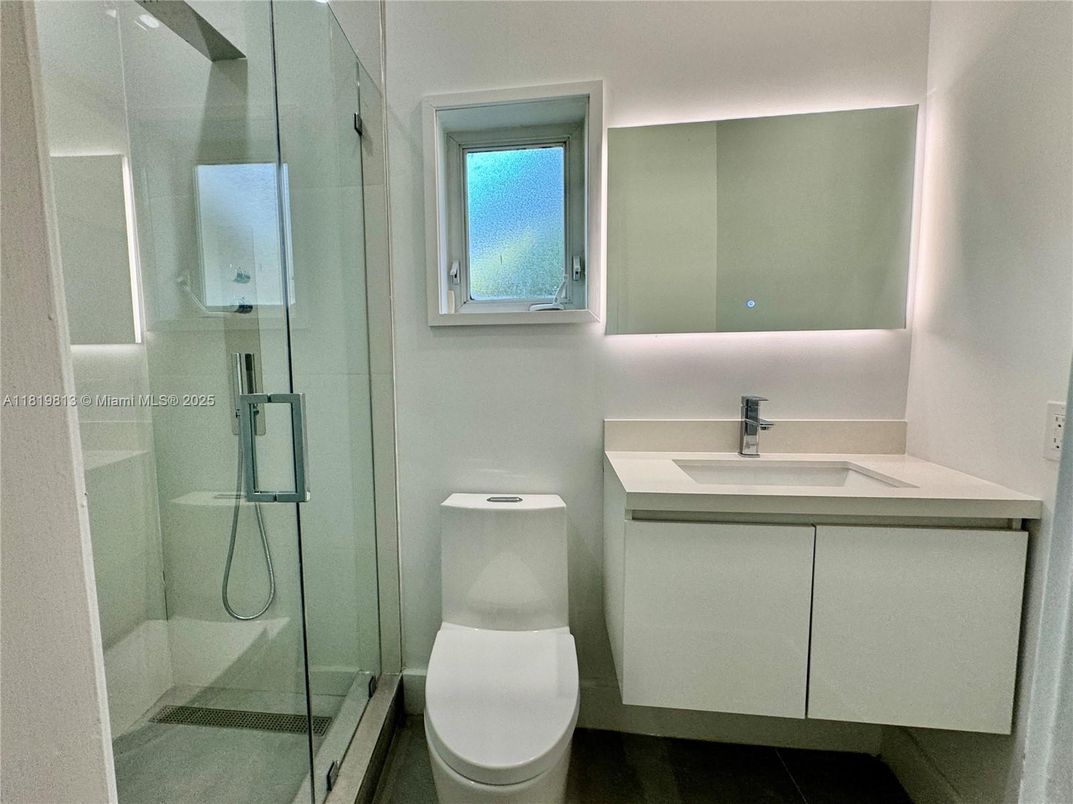 Bathroom, Glass Shower, Interior