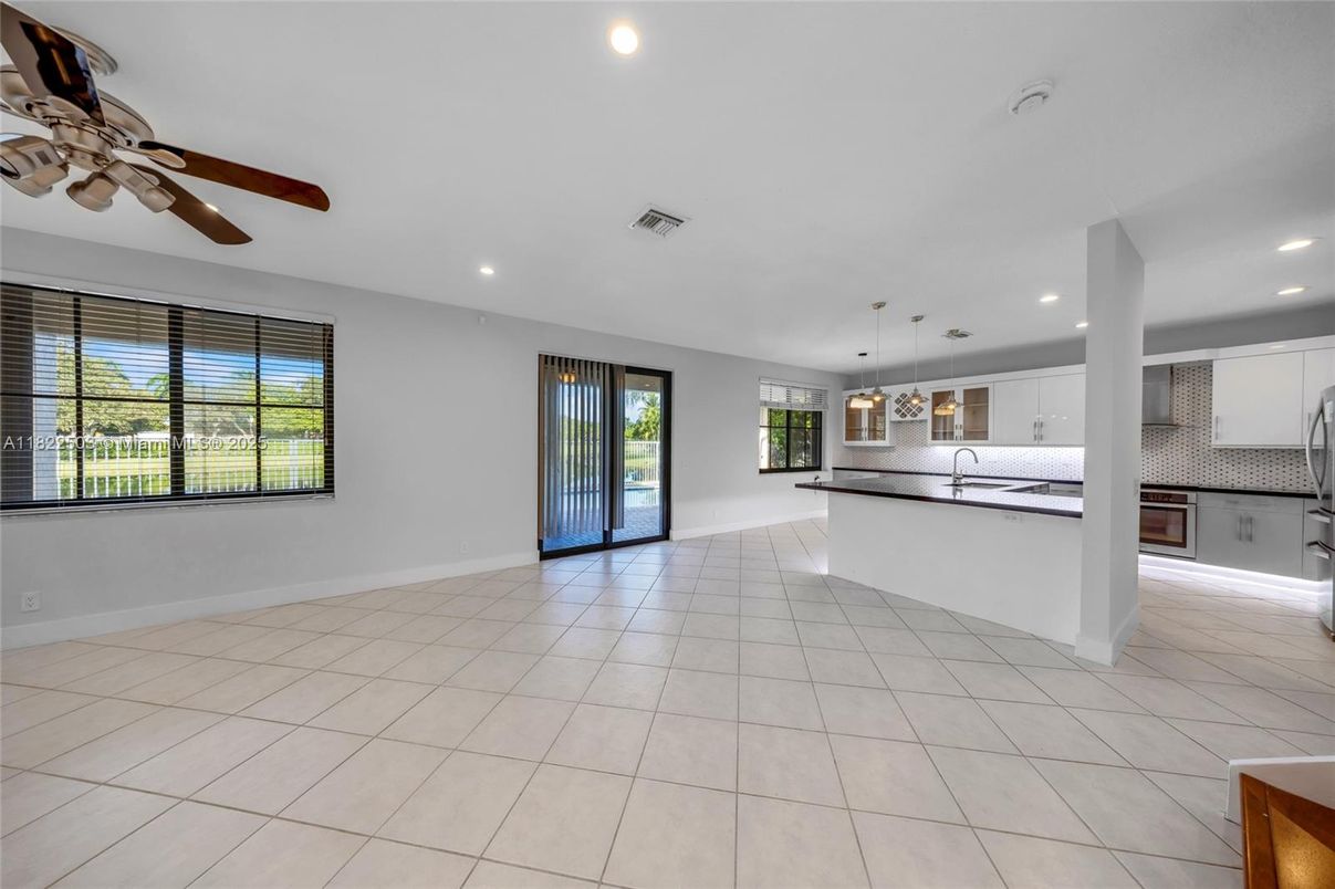 Interior, Kitchen, Pendant Lights, Recessed Lighting