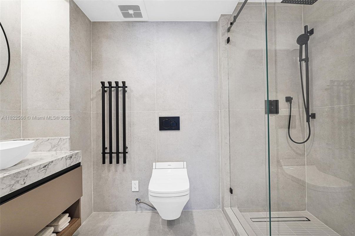 Bathroom, Glass Shower, Interior