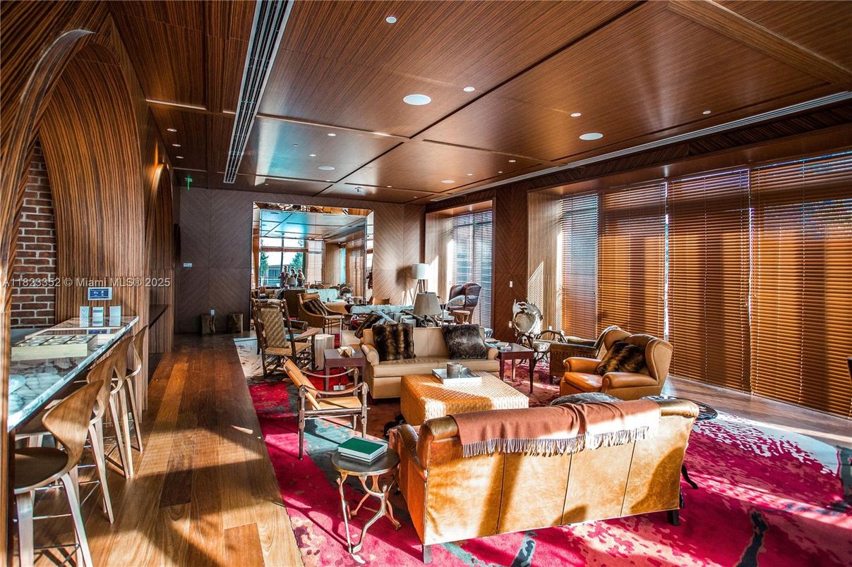 Interior, Living room, Recessed Lighting, Wooden Ceilings, Wood Texture Flooring