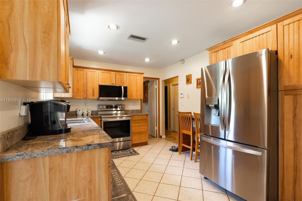 Interior, Kitchen, Recessed Lighting, Stainless Steel Appliances