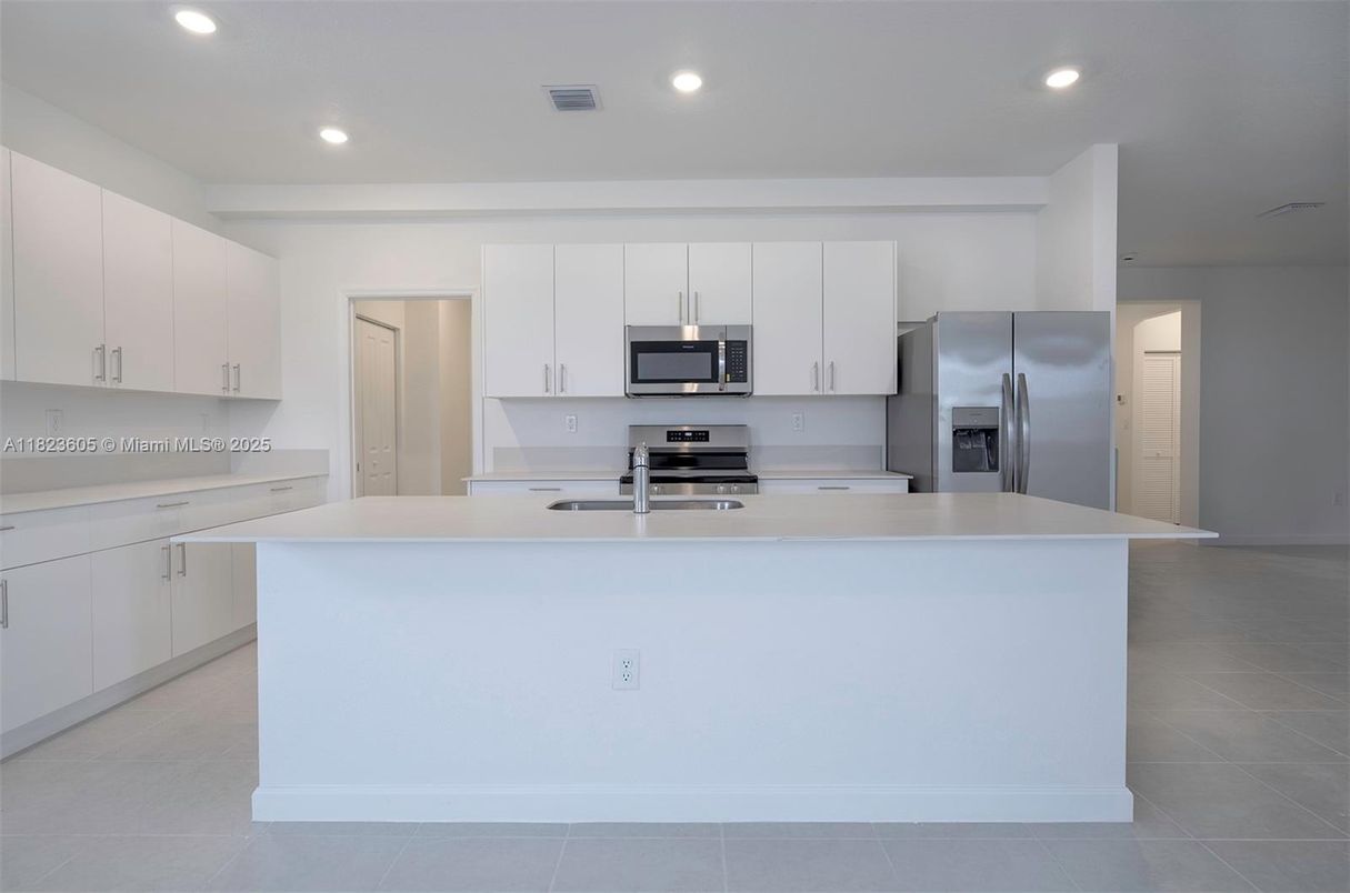 Interior, Kitchen, Recessed Lighting, Stainless Steel Appliances
