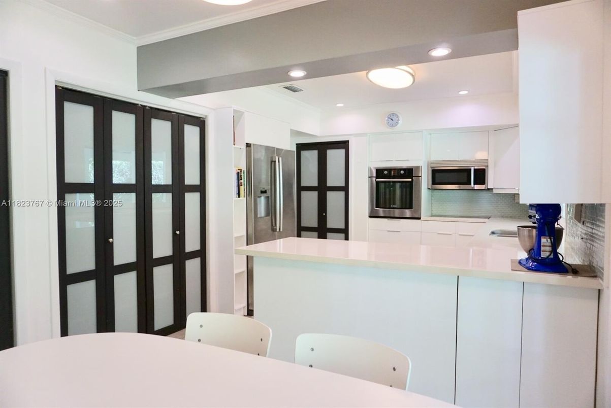 Interior, Kitchen, Recessed Lighting, Stainless Steel Appliances