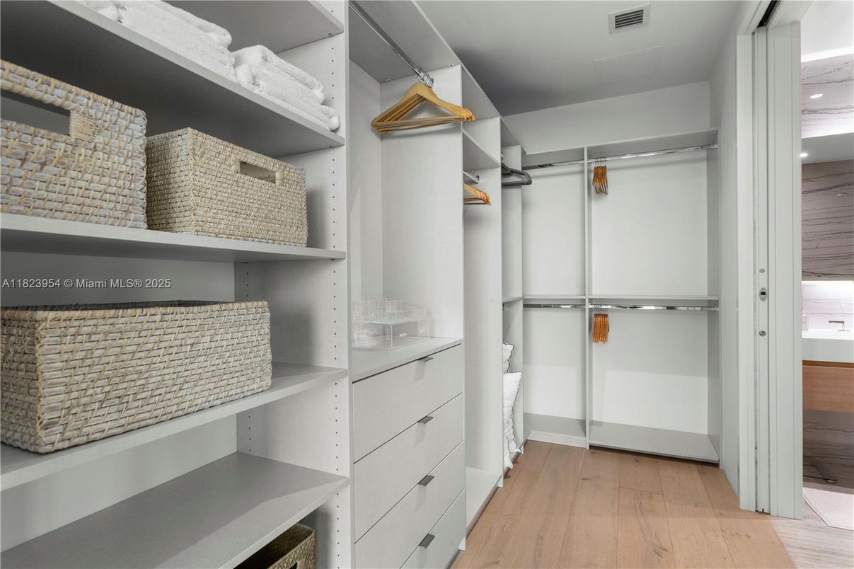 Interior, Recessed Lighting, Walk-in Closets, Wood Texture Flooring