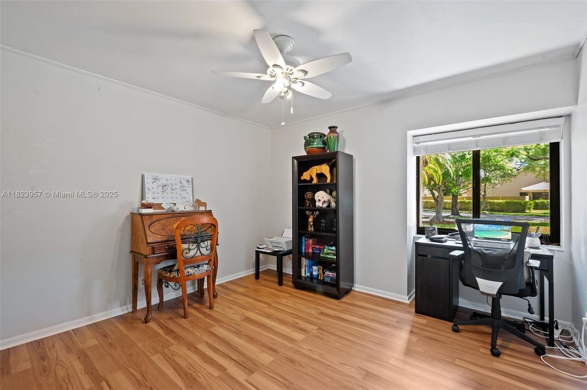 Home Office, Interior, Wood Texture Flooring