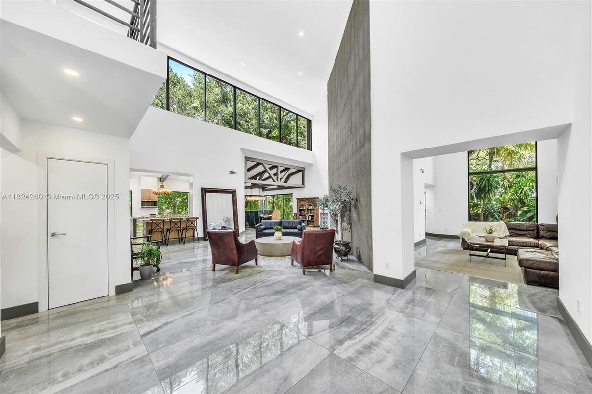 Interior, Living room, Recessed Lighting