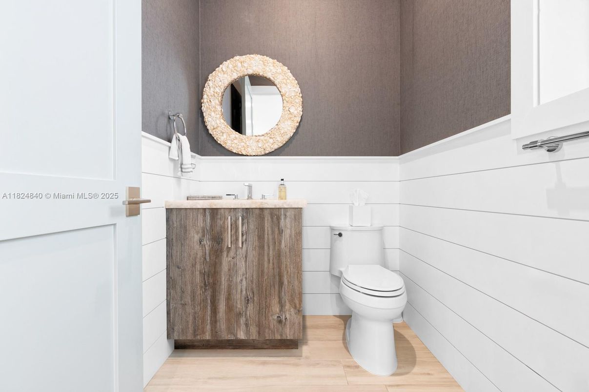 Bathroom, Interior, Wood Texture Flooring