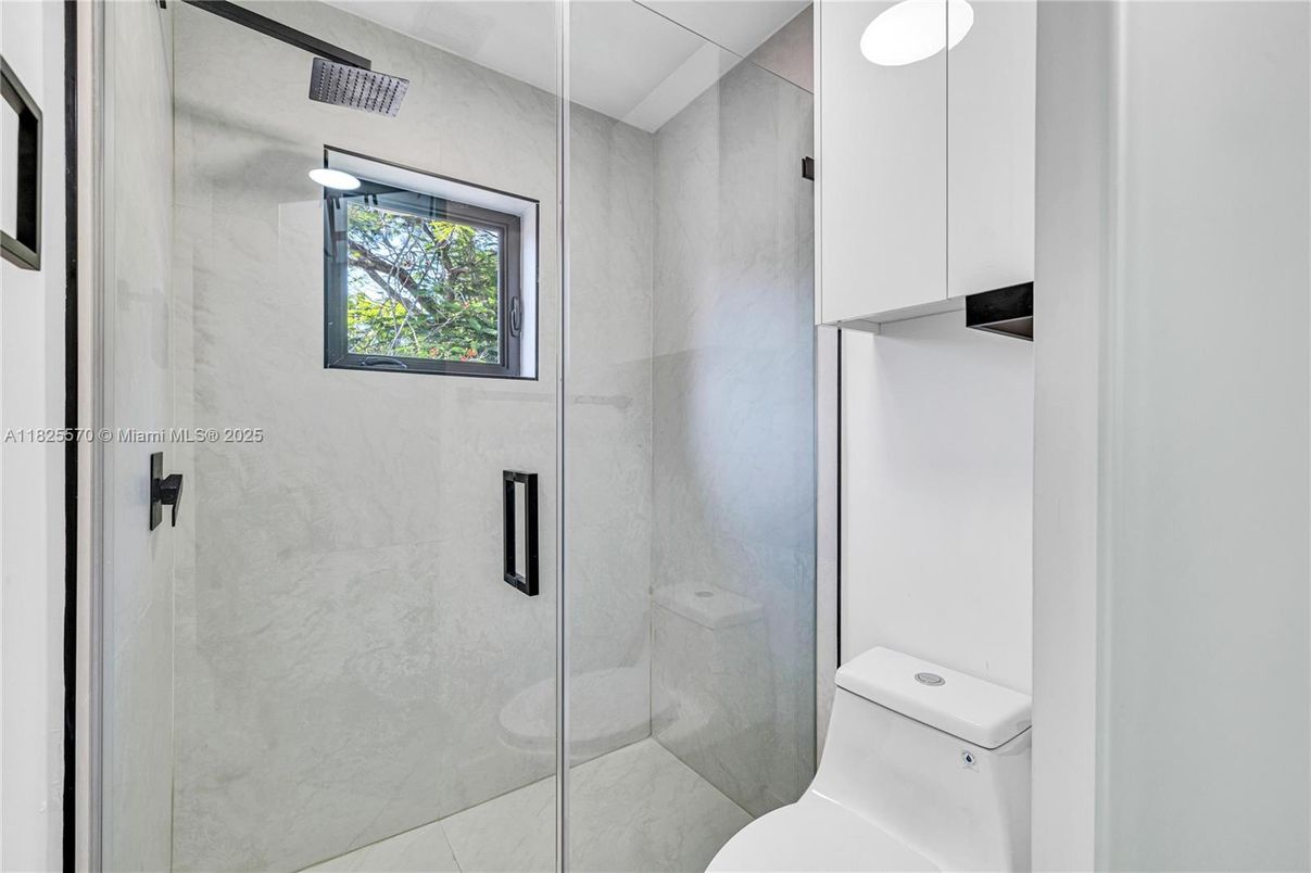 Bathroom, Glass Shower, Interior, Marble Walls