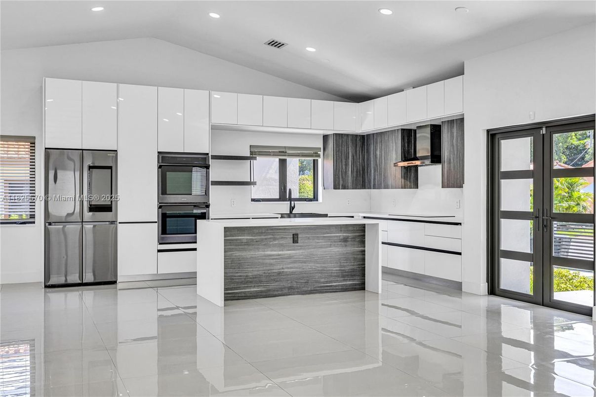 Interior, Kitchen, Recessed Lighting, Stainless Steel Appliances
