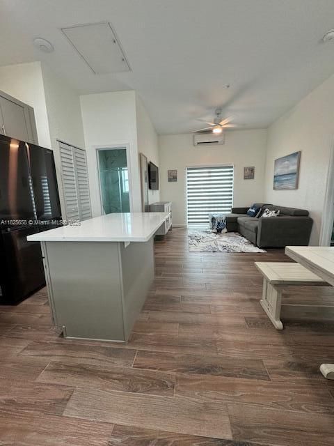 Interior, Kitchen, Living room, Wood Texture Flooring