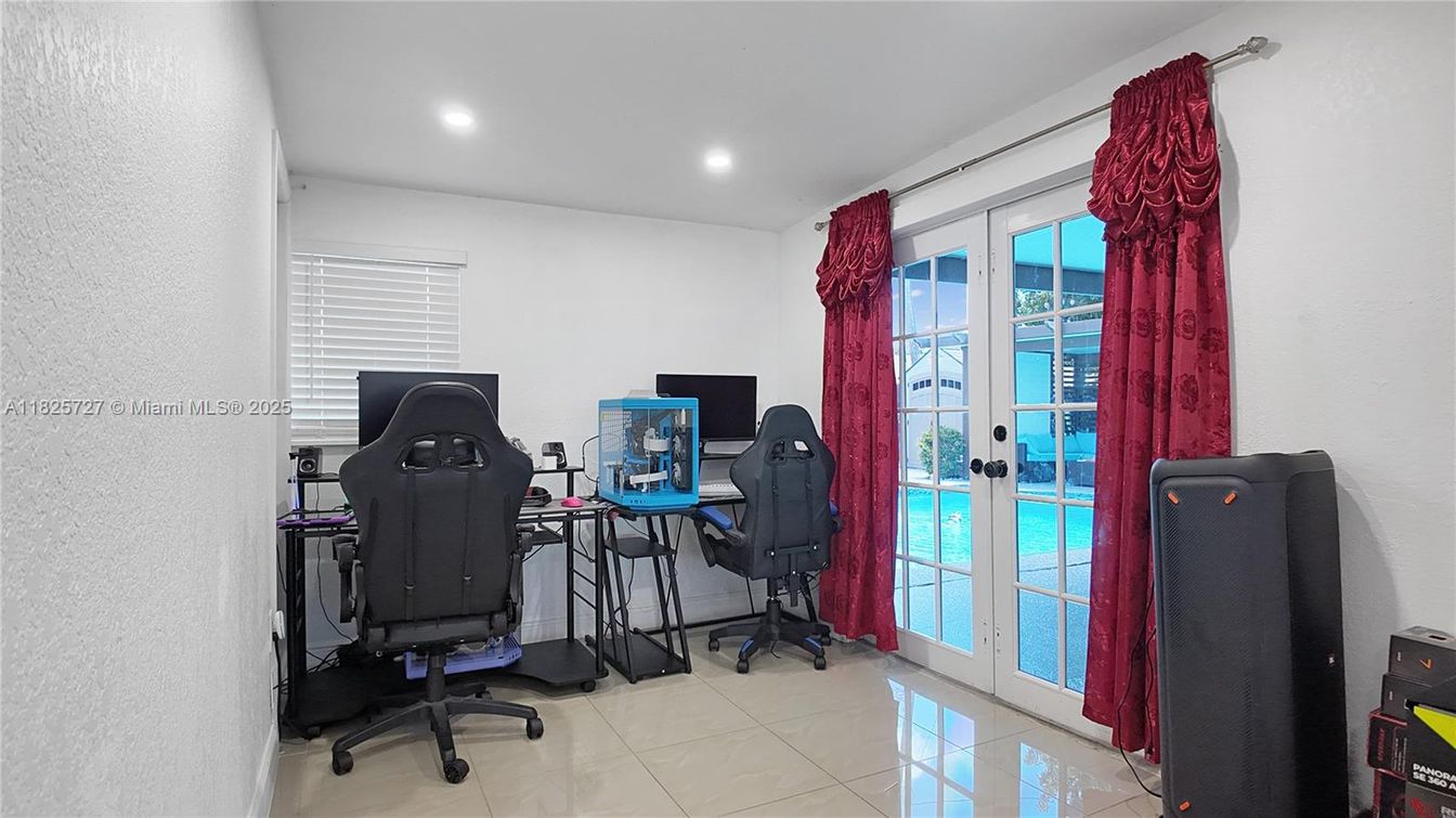 Home Office, Interior, Recessed Lighting