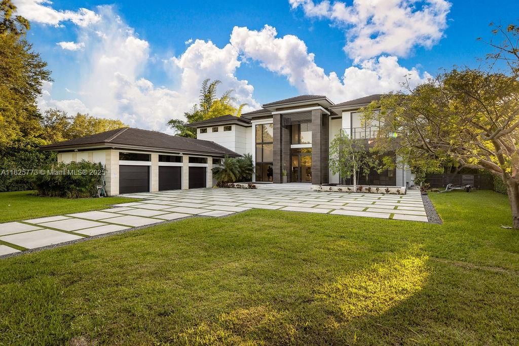Backyard, Detached Garage, Exterior, Facade, French Provincial